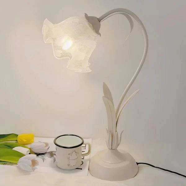 Vintage Verstellbare Blume Tischlampe