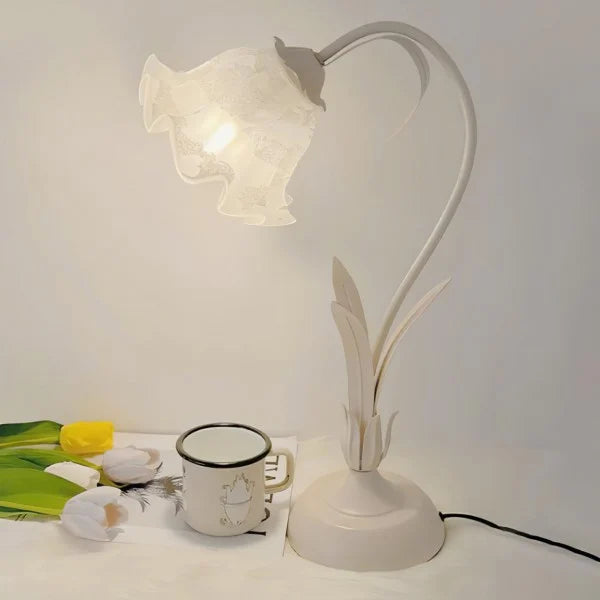 Vintage Verstellbare Blume Tischlampe