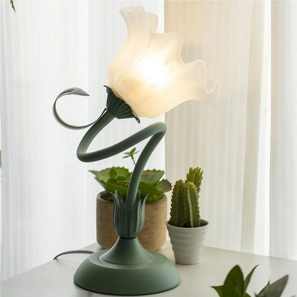 Vintage Verstellbare Blume Tischlampe