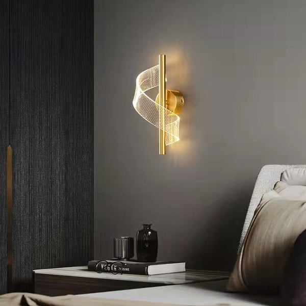 Glasspilar™ - Luxe wandlamp met glazen kandelaar 