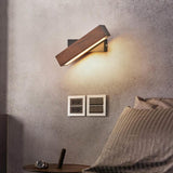 RotoWood™ - LED-Wandleuchte aus Holz, drehbar